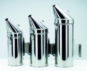 Smoker Edelstahl L/ 10cm ohne Blasebalg mit Schutzgitter